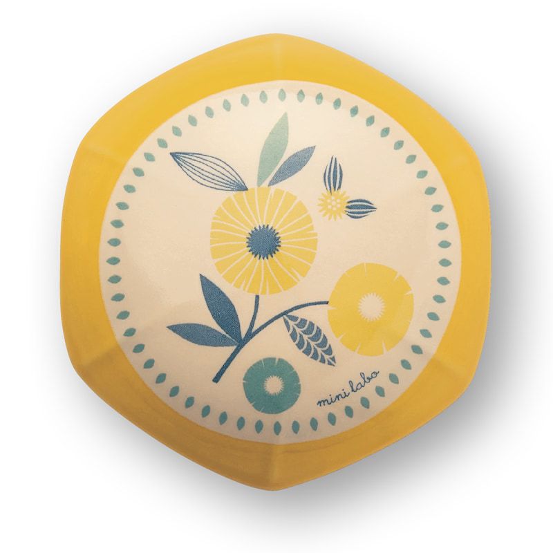 日本千趣會 - 日本製 [抗菌加工] 有田燒陶瓷排水孔蓋-mini labo繽紛 (6.5x2.7cm)