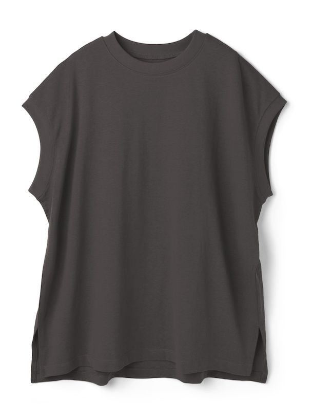 日本 GRL - 純棉百搭顯瘦法式袖上衣-果綠 (F)