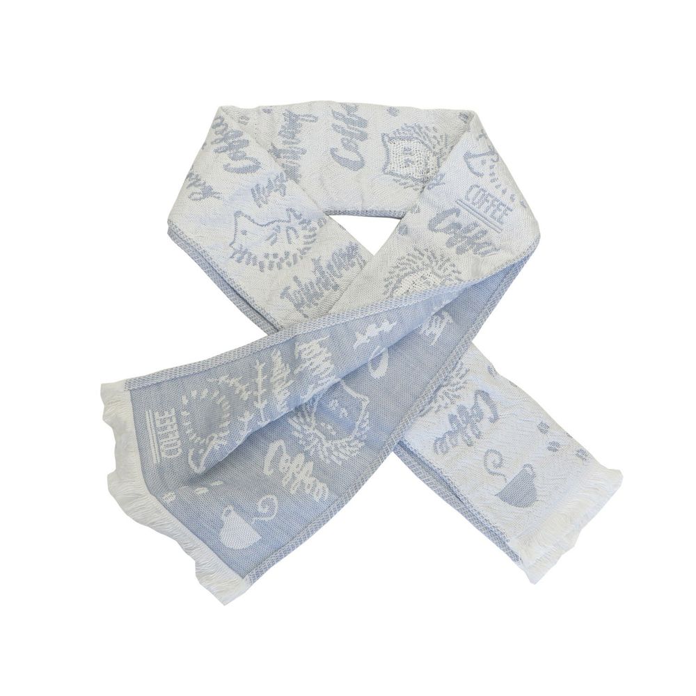 日本涼感雜貨 - 日本製 Eco de COOL 接觸冷感毛巾(附保冷劑)-刺蝟-灰藍 (90x8cm)