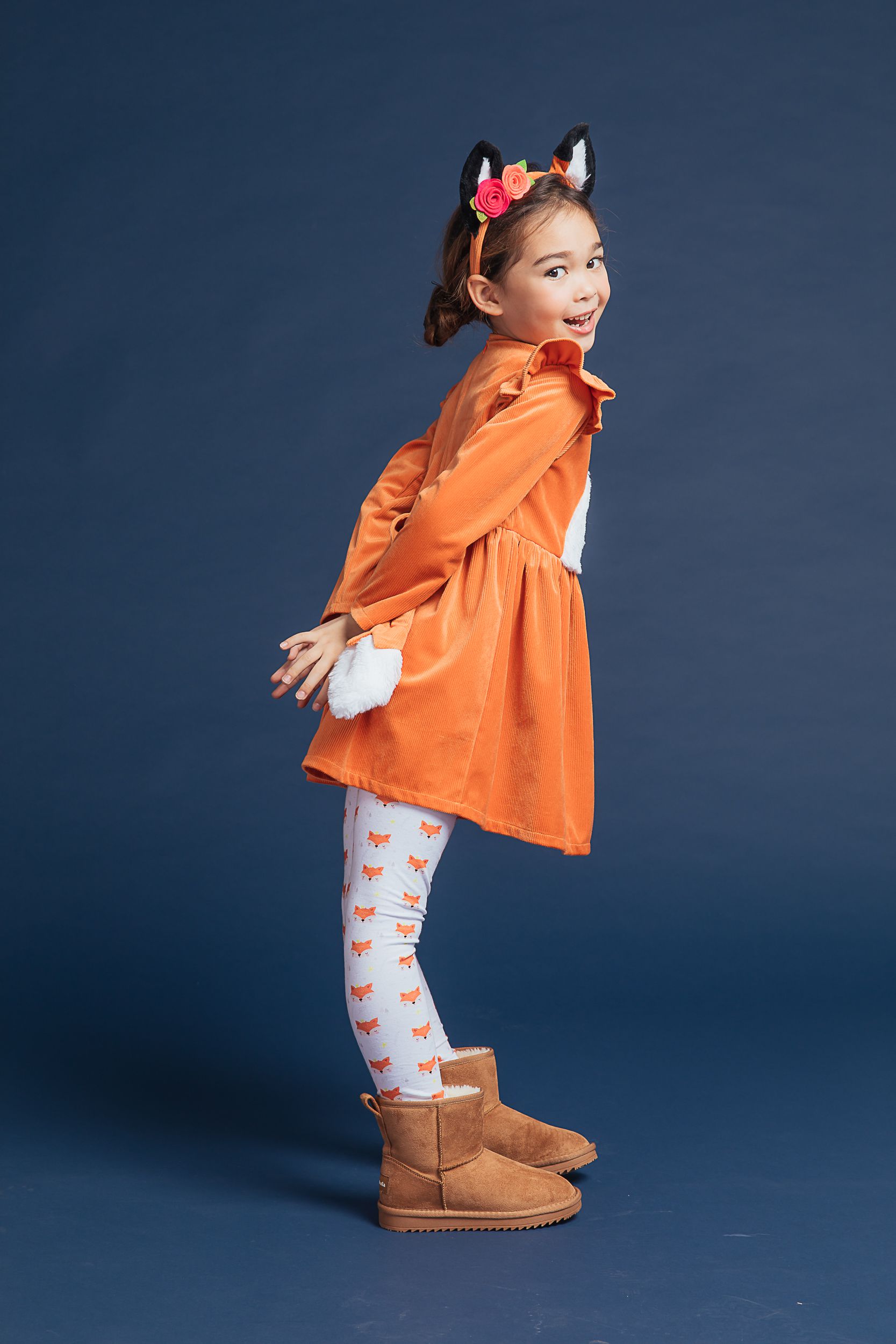 Love, Charlotte - 小狐狸洋裝-狐狸造型洋裝-內含洋裝+頭箍+內搭褲