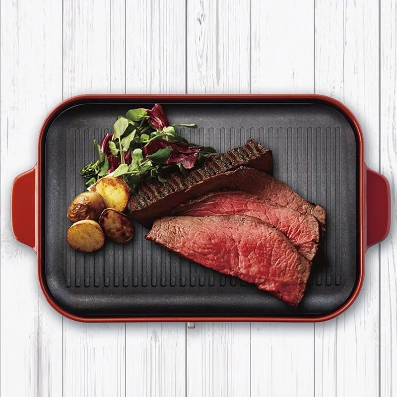 日本 BRUNO - 多功能電烤盤專用配件 燒烤波紋煎盤