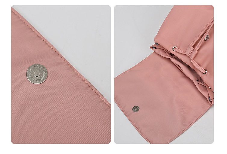 時尚多功能乾濕分離媽媽包/後背包-抽繩款-黑色 (40x34x19cm)