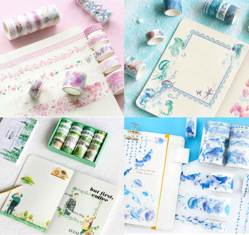 紙膠帶控慎入！【可重複撕黏紙膠帶】療癒精美♥︎不留殘膠