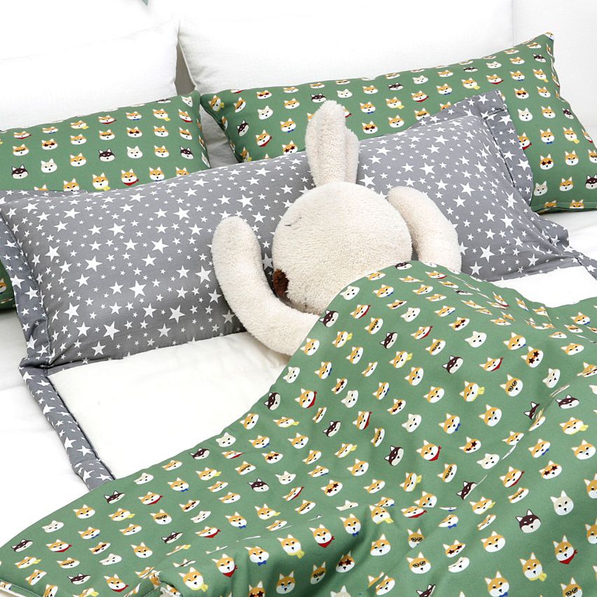 韓國 2cm+透氣乳膠墊睡袋，支撐力UP↑，分散受力保護寶貝脊椎 ♥