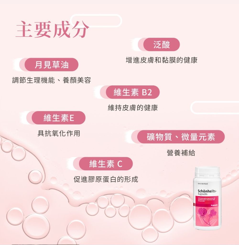 Sanct Bernhard 德國百年草本-美麗膠囊(200粒/罐)