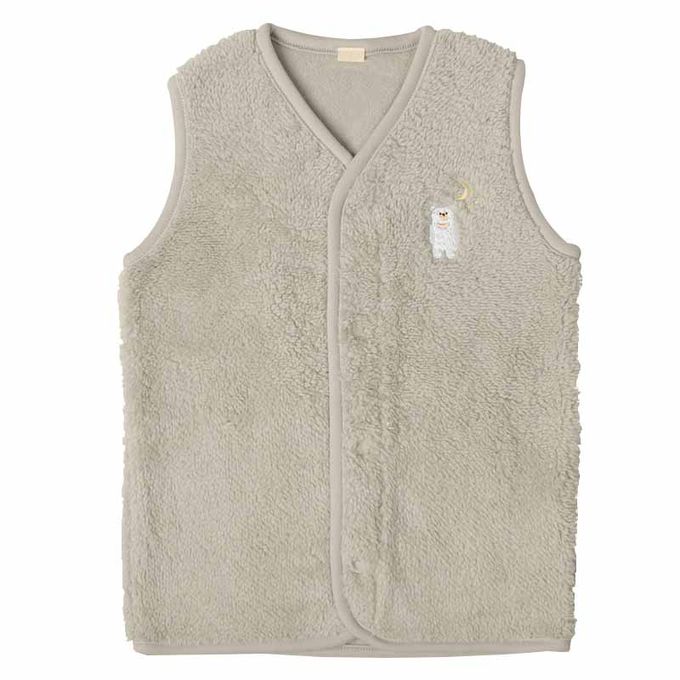 akachan honpo - 長版晚安背心-灰色