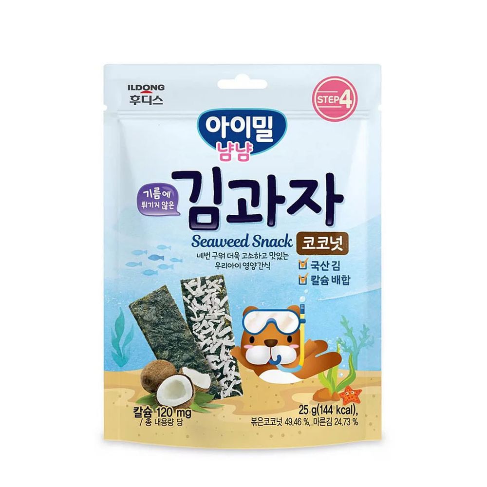 韓國Ildong Foodis日東 - 海苔夾心脆片-椰子-效期到2022-11-10