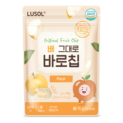 韓國 LUSOL - 水果乾(6m+) (水梨)-15g