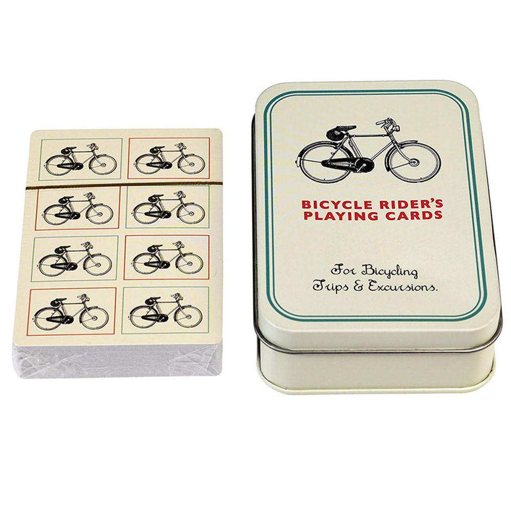 英國 Rex London - 鐵盒撲克牌/紙牌-自行車