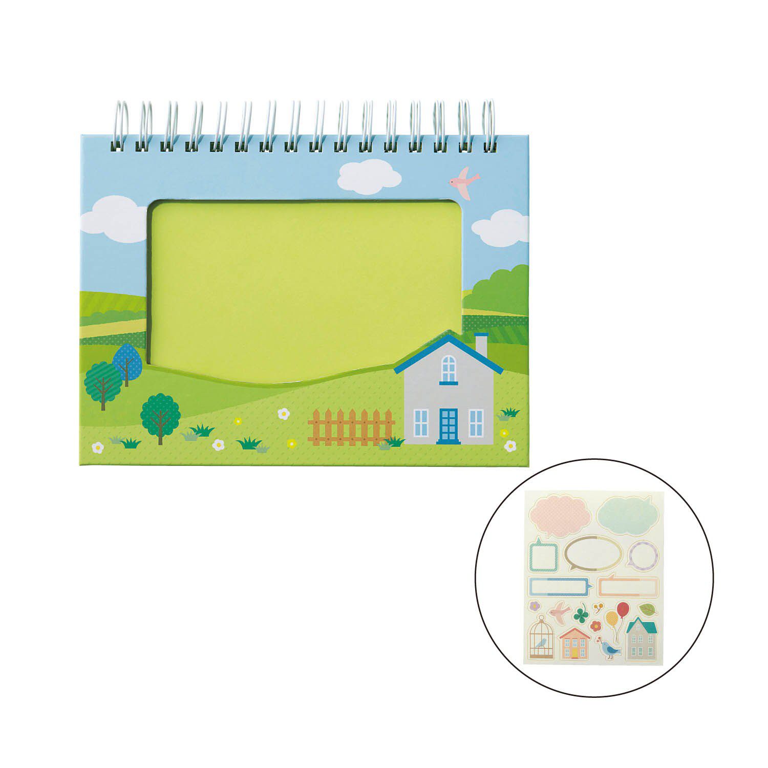 日本千趣會 - 日本製 相框造型的相簿冊(31枚)-遠處的山峰 (3x5相片)