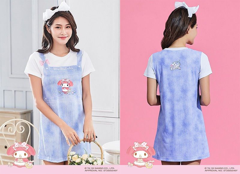 WIWI - 長版-純潔瑪麗貓防曬排汗涼感衣-女-純淨白