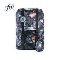 挪威Frii - Retro輕量護脊書包-暗影恐龍 (22L)