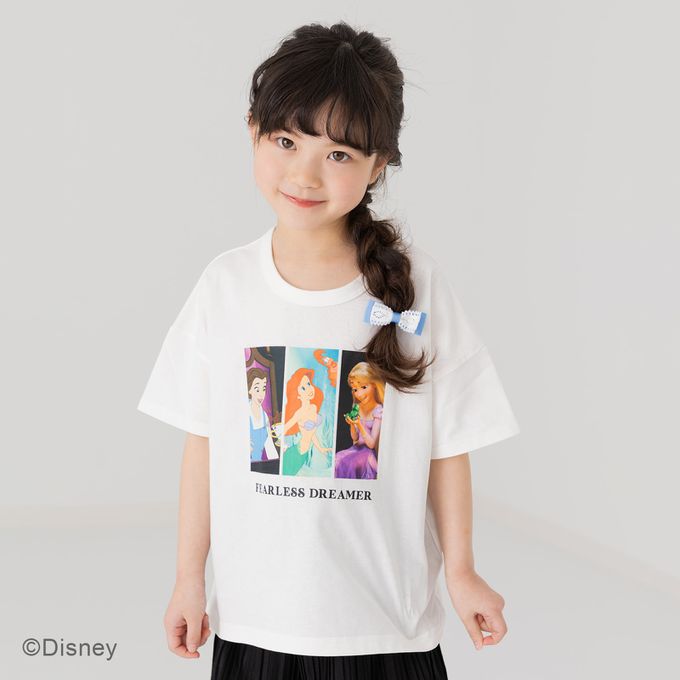 日本 Chil2 - 迪士尼聯名 純棉短袖上衣-冰雪艾莎-藍