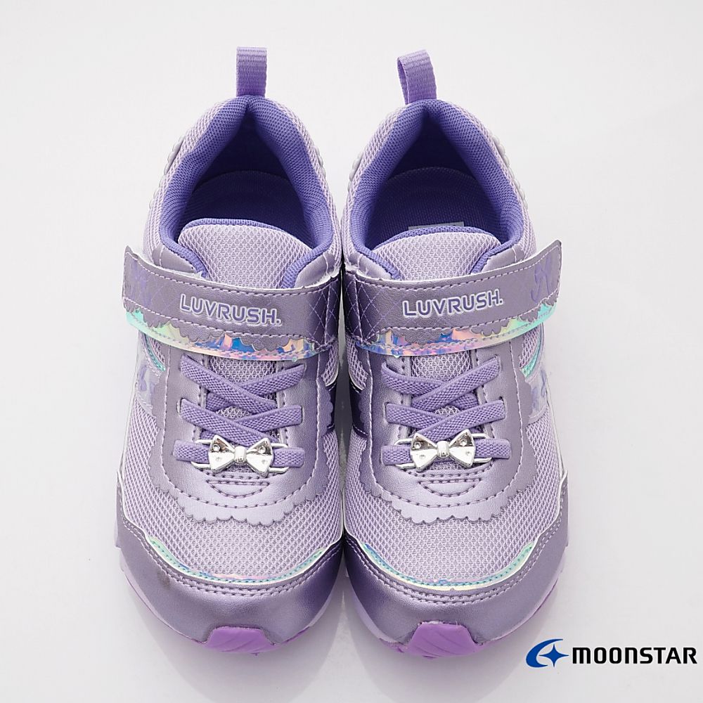 Moonstar日本月星 - 甜心競速運動款(中小童段)-運動鞋-紫