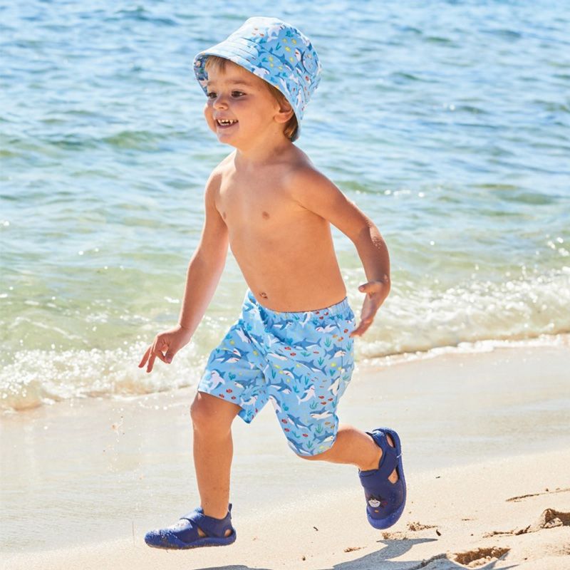 英國 JoJo Maman BeBe - 嬰幼兒/兒童尿布泳褲-鯊魚世界