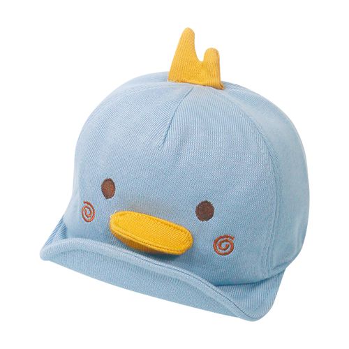 JoyNa - 嬰兒童帽 棒球帽 鴨舌帽 寶寶遮陽帽 小雞造型-藍色
