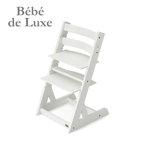 Bebe de Luxe - Multi Stage兒童用高腳椅(含座布套五點式安全帶)-純淨白