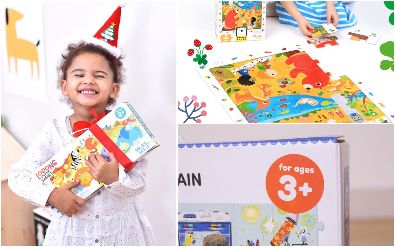 Banana Panda - 真正超大地板拼圖-宇宙探險-300片