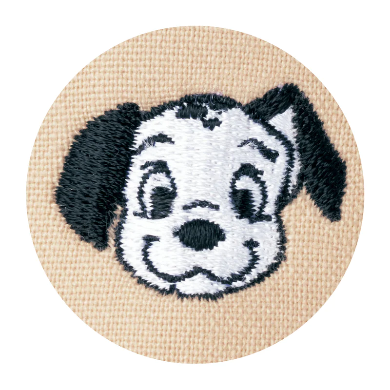 日本千趣會 - 迪士尼 棉麻編織透氣室內拖鞋-101忠狗-粉杏