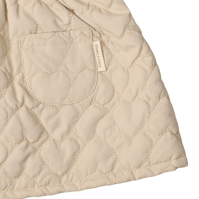 akachan honpo - 背心裙-鋪棉-淺卡其色