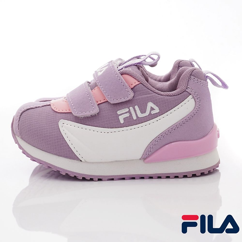 FILA - 經典慢跑鞋(中小童段)-運動鞋-紫