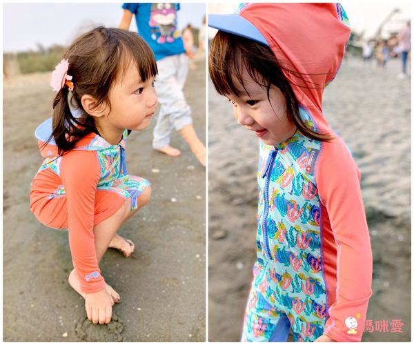 英國 Close - Pop-in嬰兒抗UV連帽海灘裝-鯨魚