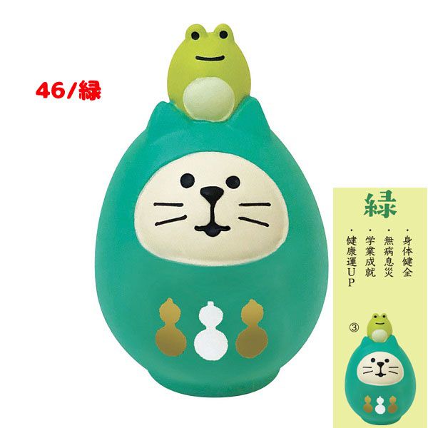 日本 Decole - 開運不倒翁-必勝-紅 (φ3x4.7cm)