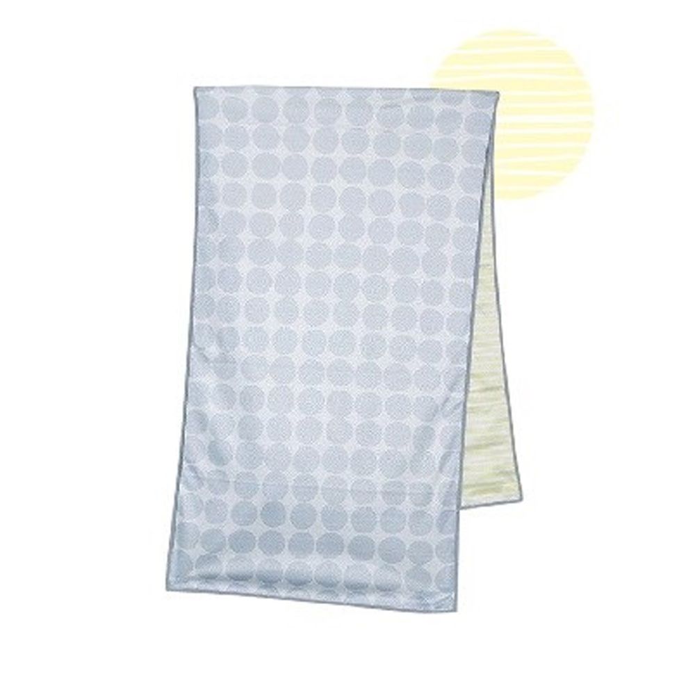 日本現代百貨 - 抗UV水涼感巾(附收納罐)-大灰點 (30x100cm)