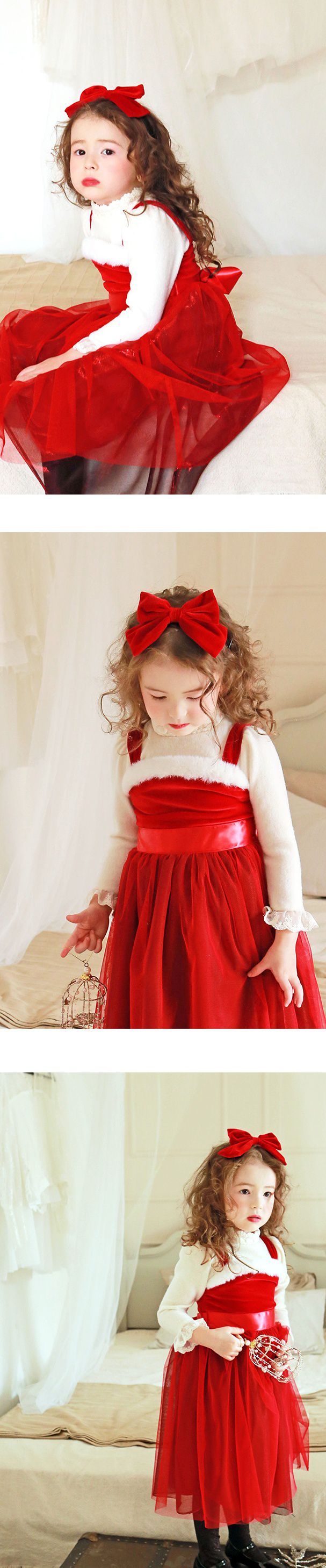 韓國 PuellaFLO - 大紅蝴蝶結髮箍