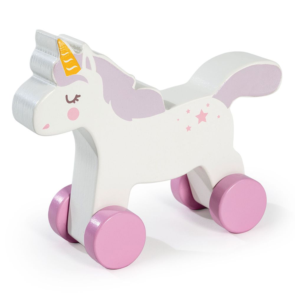 獨角獸嚕嚕車(木製玩具/幼兒啟蒙/手眼協調)