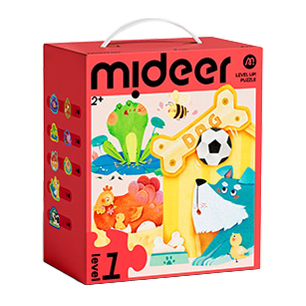 進階式拼圖-動物的家(LEVEL1)