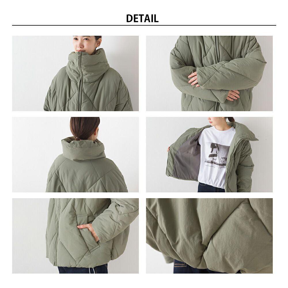 日本 OMNES - 超大翻領俐落溫暖羽絨外套-黑