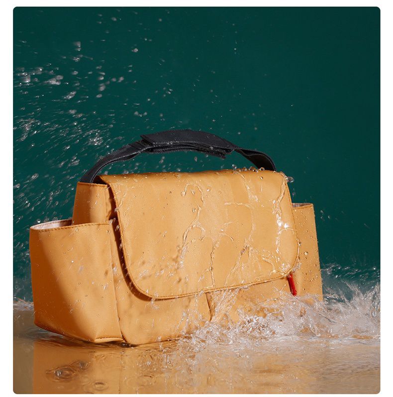 insular - 防水大容量嬰兒推車收納掛袋-淡粉色 (36x11.5.17cm)