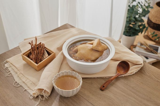 123雞式燴社 - 人蔘養生雞湯*3(半雞)-1.28kg±5%/包