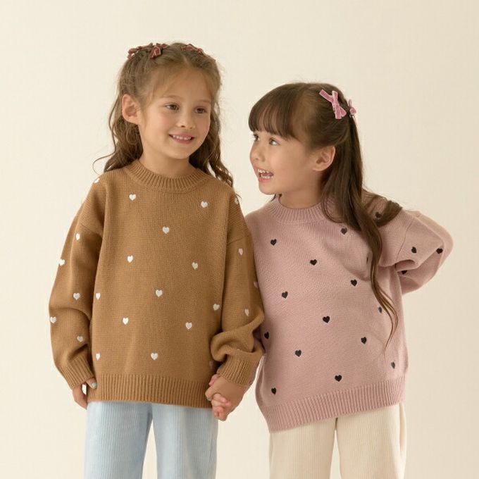 日本 Lycee mine - 可機洗 低調刺繡印花針織上衣-淺藍