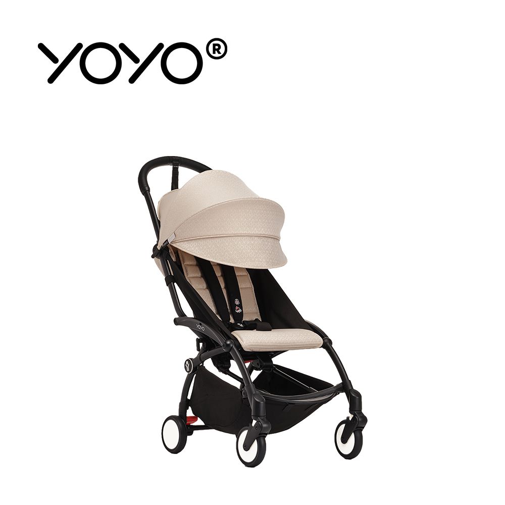 YOYO³ 6+推車組合-(含車架)-黑色車架+櫻桃(Bonpoint聯名款)