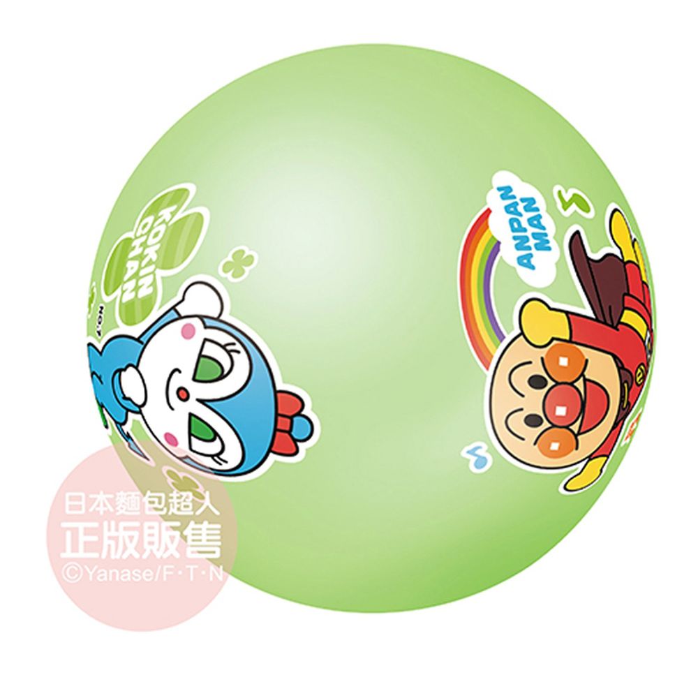 日本麵包超人 - 7號彩色小皮球-粉綠-1歲6個月以上