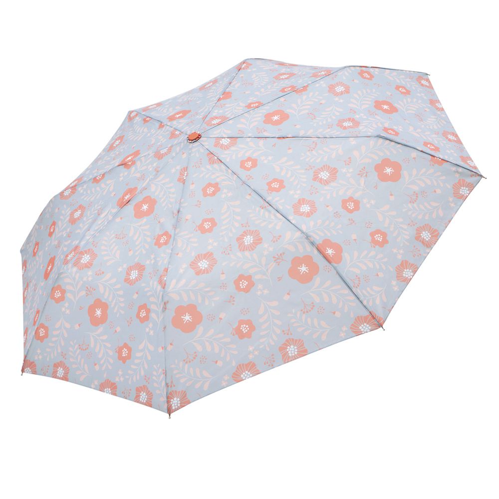 抗UV隨身自動傘-粉漾花沁-315g