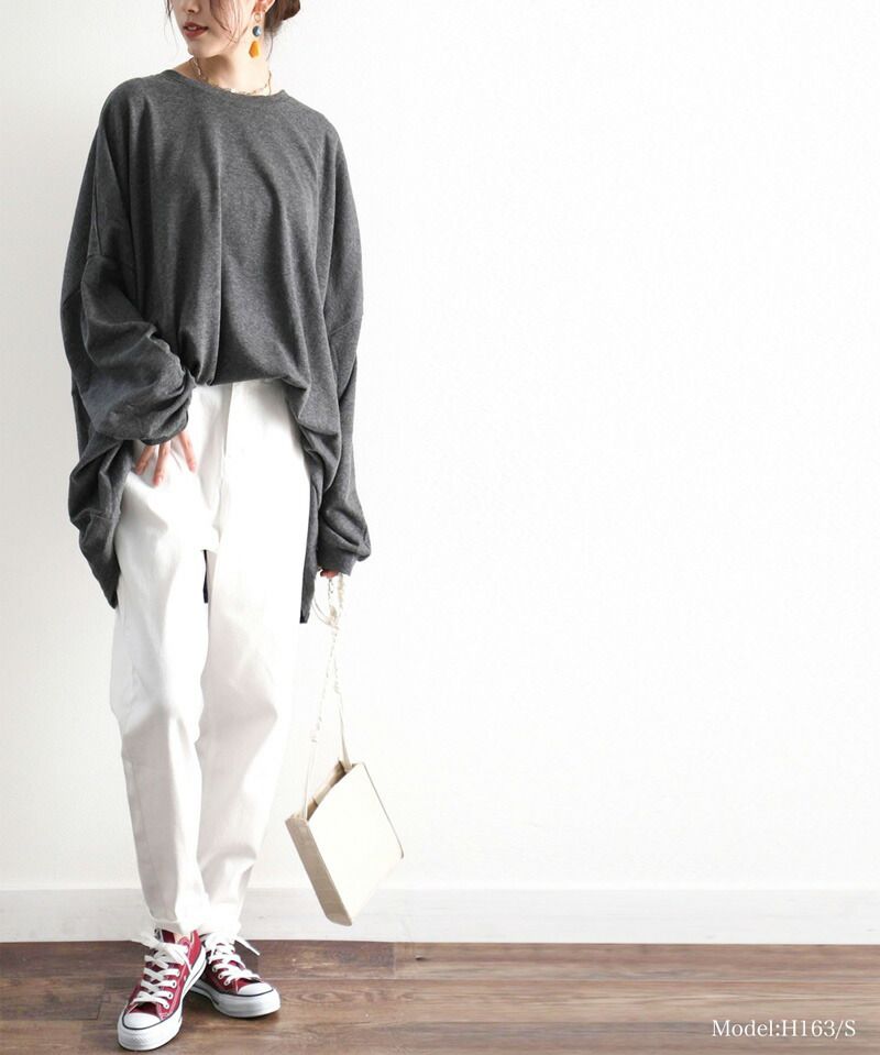 日本 Classical Elf - 透氣舒適百搭錐形美腿長褲-軍綠