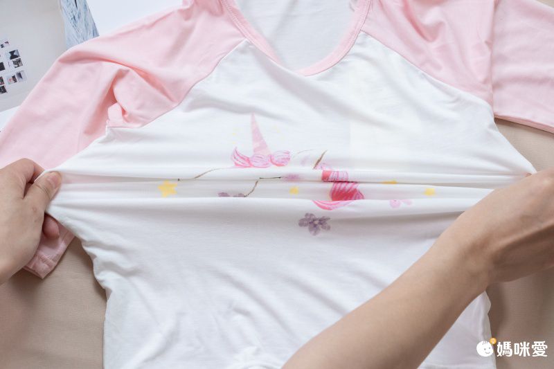 MAMDADKIDS - 莫代爾七分袖套裝/家居服-浪漫獨角獸-粉紅色