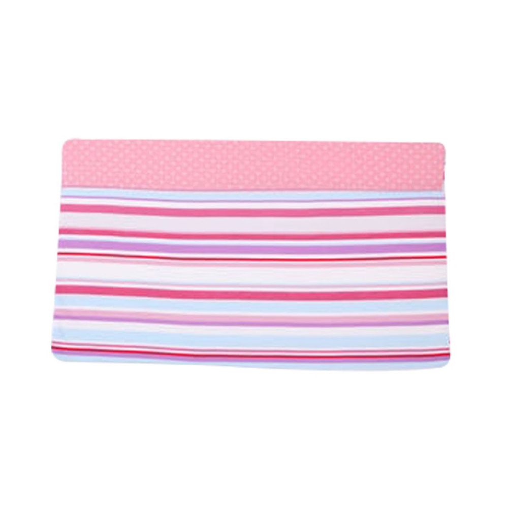 JoyNa - 孕婦側睡枕 嬰兒防吐奶枕(枕套可拆洗)-粉紅條紋 (58*35*7cm)