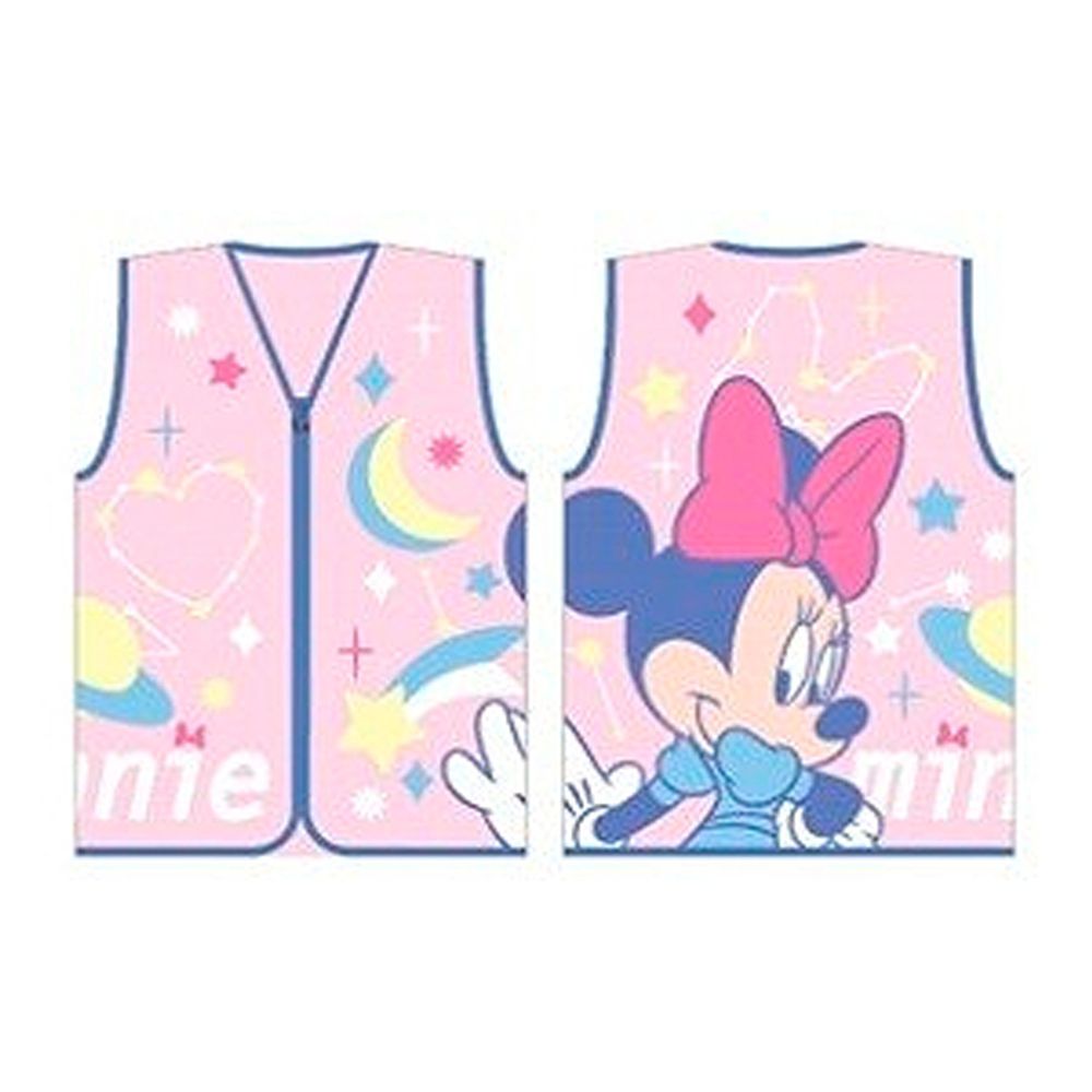 日本服飾代購 - 卡通厚刷毛保暖背心-星空米妮