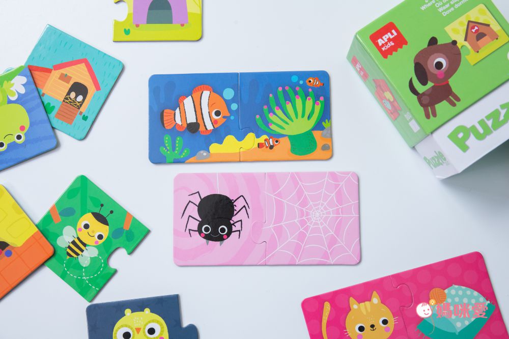 熱銷補貨到【西班牙 APLI 】初階拼圖／旅行遊戲卡／馬賽克拼貼