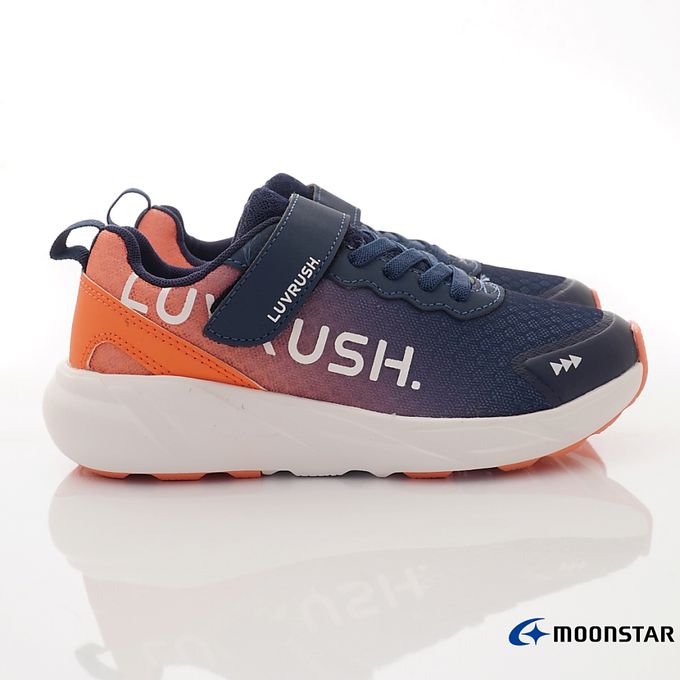 Moonstar日本月星 - LIGHT FOAM 2E競速運動鞋(中大童段)-運動鞋-深藍