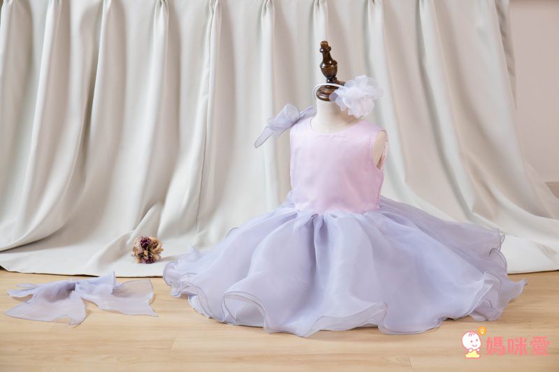 Princess 純手工訂製♚夢幻光澤緞面公主禮服