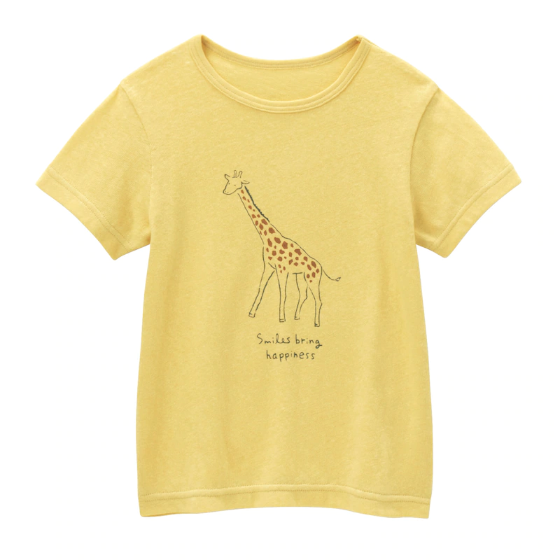 日本千趣會 - GITA 純棉印花短T-汽車-米