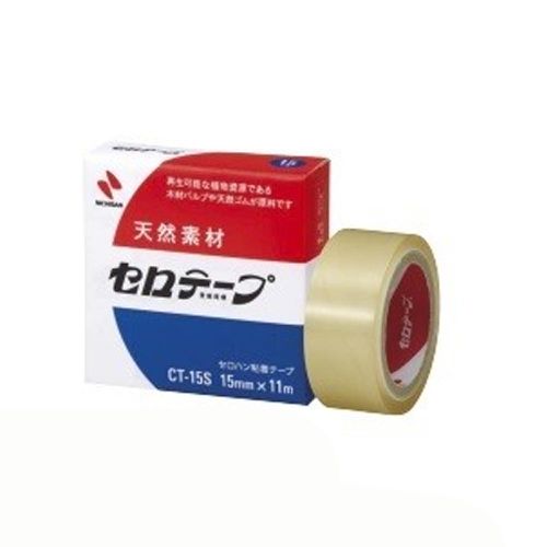 日本文具 NICHIBAN - 日本製 補充用替換透明膠帶捲-1入 (15mmx11m)