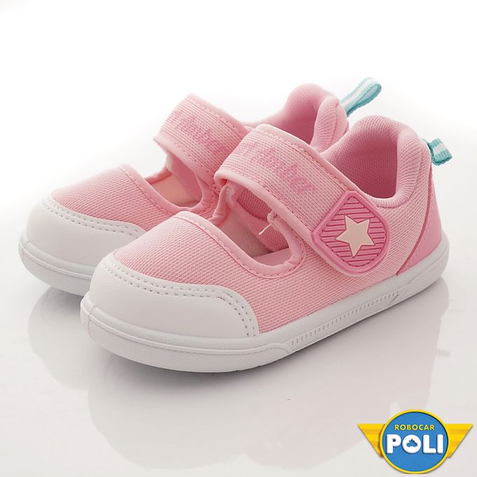 台灣製POLI室內鞋(中小童段)-室內鞋-粉