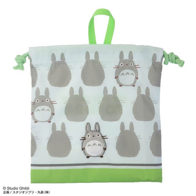 日本千趣會 - 貓巴士刺繡印花束口收納袋-橘 (S(約20×19cm))