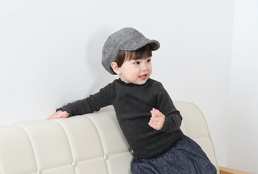 韓國 Babyblee - 紋路棒球帽-綠 (FREE)